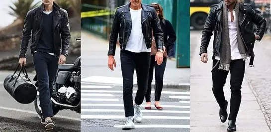 Mixing the Versatility of Men’s Biker Leather Jacket with a Functional Touch