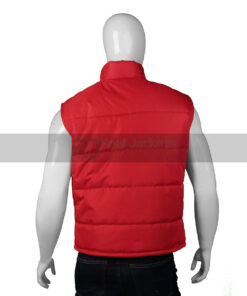 Marty Mcfly Back To The Future Red Vest