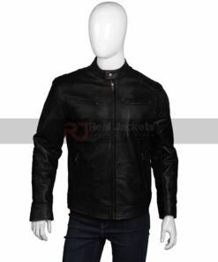 Mugen High And Low Racing Team Black Leather Jacket
