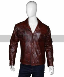 Once Upon A Time In Hollywood Leonardo DiCaprio Brown Jacket