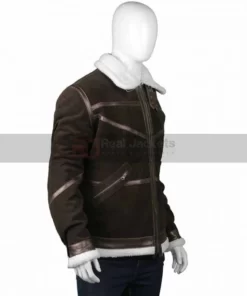 Power 50 Cent Shearling Leather Jacket