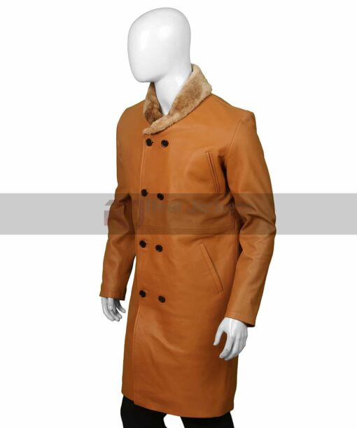 Womens Sheepskin Trench Coat