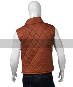 Yellowstone Quilted John Dutton Brown Vest