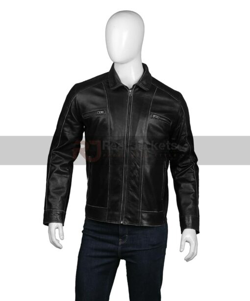 Black Leather Jacket Mens