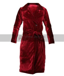 The Undoing Nicole Kidman Red Velvet Coat