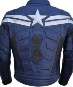 Captain America Marvel The Winter Soldier Blue Jacket