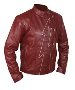 John Wesley Shipp The Flash Season 2 Jay Garrick Brown Leather Jacket