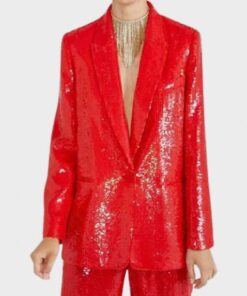 Lily Collins Emily In Paris Sequin Blazer