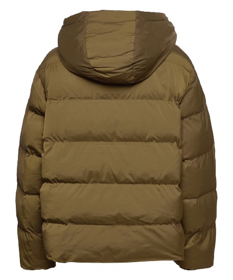 Mens Hooded Winter Brown Parachute Jacket