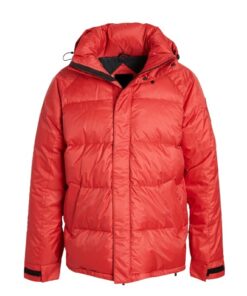 Mens Puffer Red Jacket