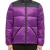 Mens Purple Stylish Winter Puffer Jacket