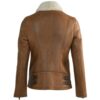 B-3 Avaitor Brown Shearling Leather Jacket