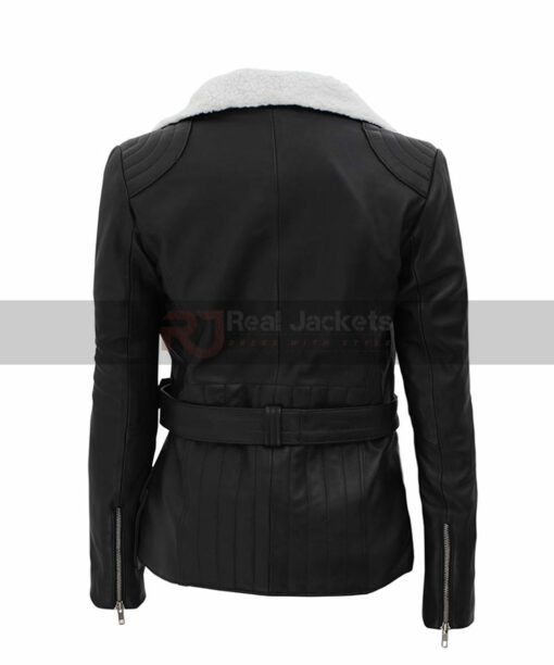 Women’s Fur Black Jacket