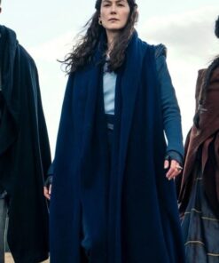 Moiraine The Wheel Of Time 2021 Rosamund Pike Blue Trench Coat