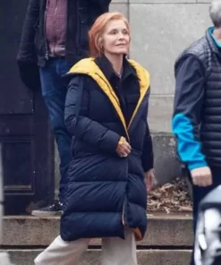 Michelle Pfeiffer French Exit Puffer Coat