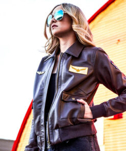 Captain Marvel Brie Larson Bomber Jacket