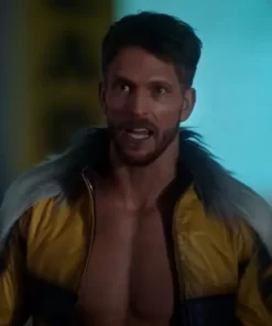 The Flash S07 Jon Cor Yellow Fur Jacket