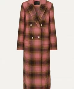 Katherine Ryan The Duchess Cotton Check Coat