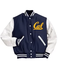 University of California Athletic Team Cal Blue Wool Varsity Jacket