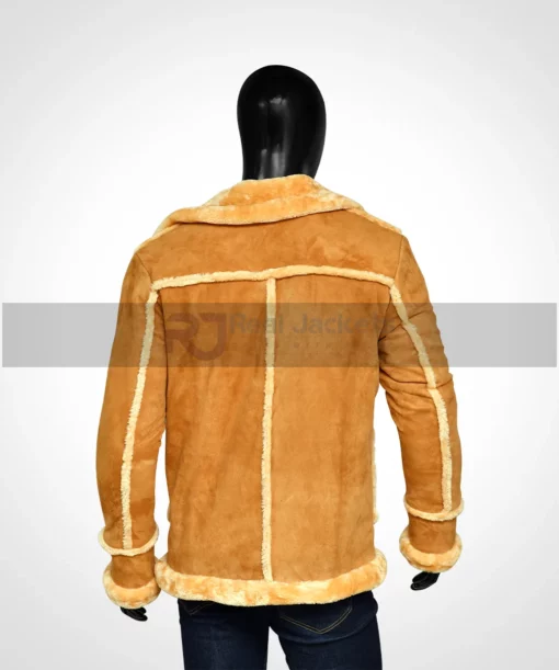 Mens Sheepskin Leather Fur Coat (1)