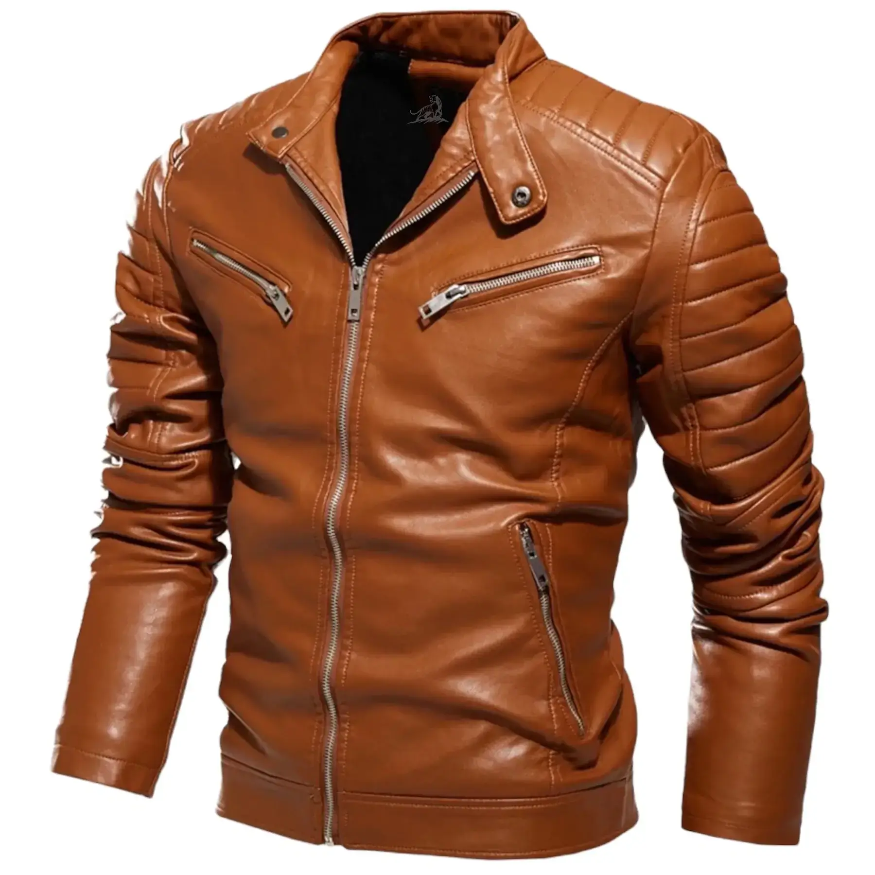 Phoenix Cowhide Motorcycle Leather Jacket | Phoenix Cafe Racer Jacket