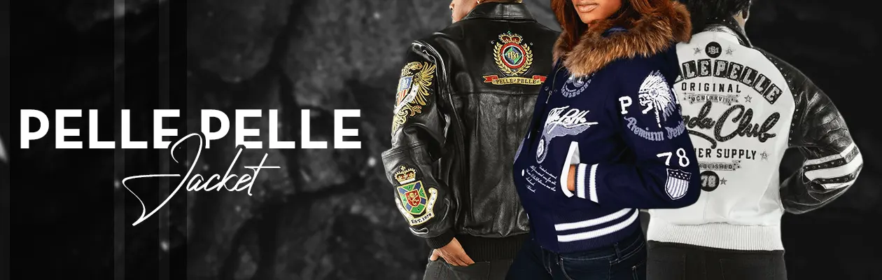 Pelle Pelle, Jackets & Coats, Mens Pelle Pelle Studded Leather Bomber  Jacket