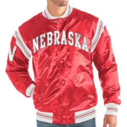 Nebraska Cornhuskers Satin Jacket