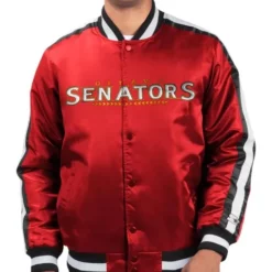 Ottawa Senators Red O-Line Satin Jacket