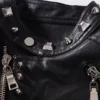 Punk Style Studded Leather Jacket