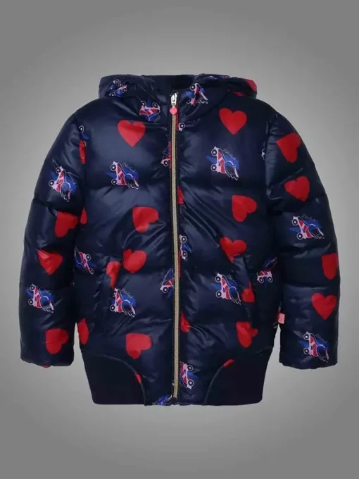 Women Heart Rollerblade Print Jacket