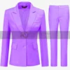 Womens 2 Piece Purple Suit
