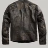 Men's Slim Fit Motorcycle Leather Jacket