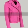 Barbie Biker Pink Leather Jacket