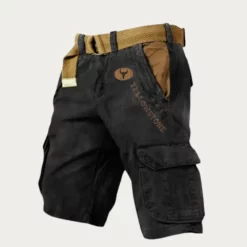 Mens Vintage Yellowstone Tactical Shorts