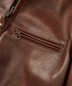 Men's Leather Racer Jacket