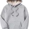 Women's Sherpa grey hoodie
