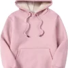 Women's Sherpa pink hoodie