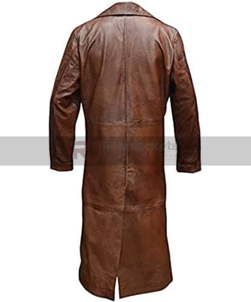 Lambskin Brown Full Body Trench Coat