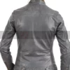 Women's Moto Lambskin Leather Jacket