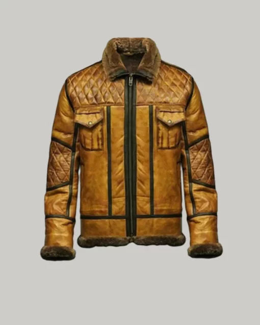 B10 RAF Brown Leather Jacket