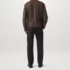 Roughout Shearling Leather Jacket