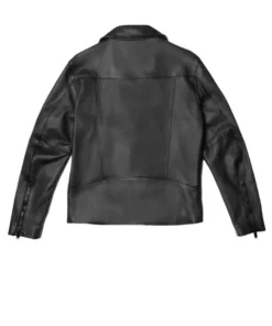 Men's Motorcycle Black Leather Jacket