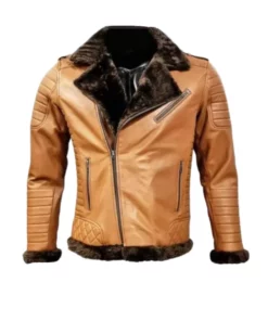 Men-Stylish-Brown-Fur-Jacket