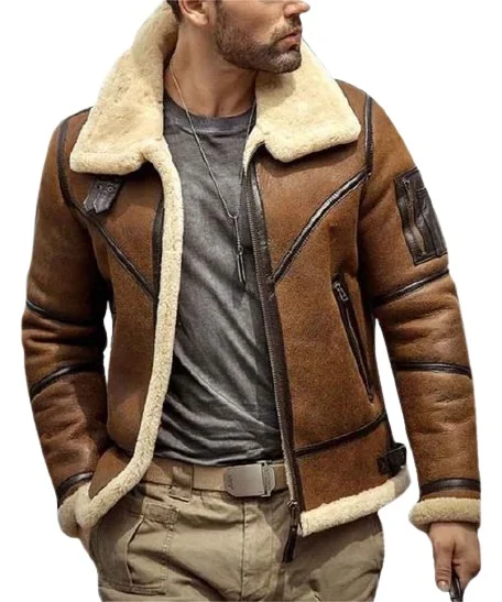 Men’s Aviator B3 Flight Lambskin Leather Jacket