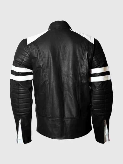 Cafe Racer Retro Black Leather Jacket