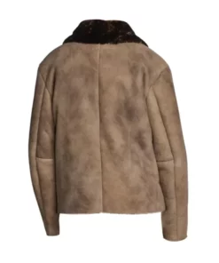 Men’s Suede Shearling Leather Jacket