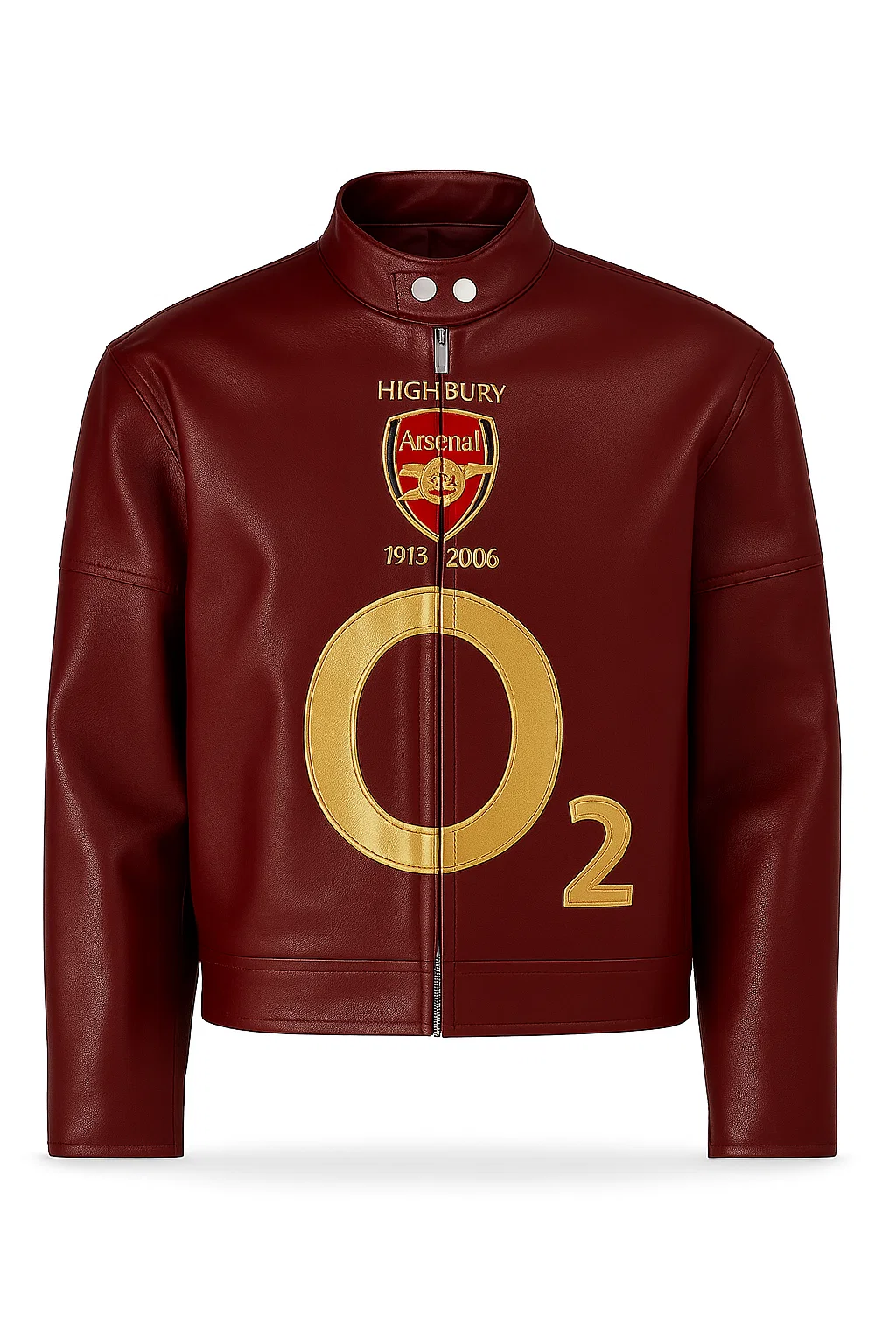 Arsenal Dennis Bergkamp Daughter Leather Jacket
