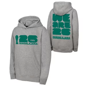 2026 World Cup Mexico City Grey Hoodie Unisex